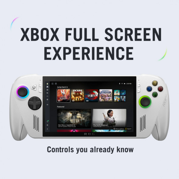Портативная игровая консоль Asus Rog Ally Xbox 16GB/512GB Z2A, White в Новокузнецке