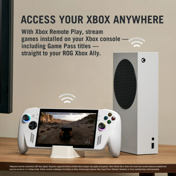 Портативная игровая консоль Asus Rog Ally Xbox 16GB/512GB Z2A, White в Новокузнецке