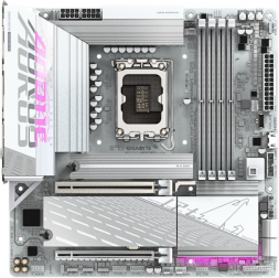 Материнская плата Gigabyte B860M AORUS ELITE WIFI6E ICE (LGA1851, mATX)