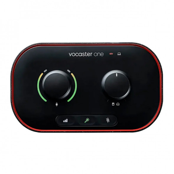 Аудиоинтерфейс Focusrite Vocaster One USB для подкастов
