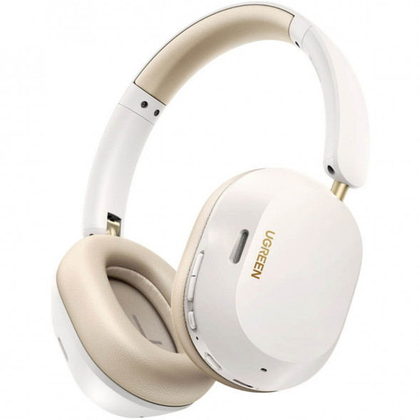 Беспроводные наушники UGREEN HP203 HiTune Max 5C Hybrid ANC, белый в Комсомольске-на-Амуре