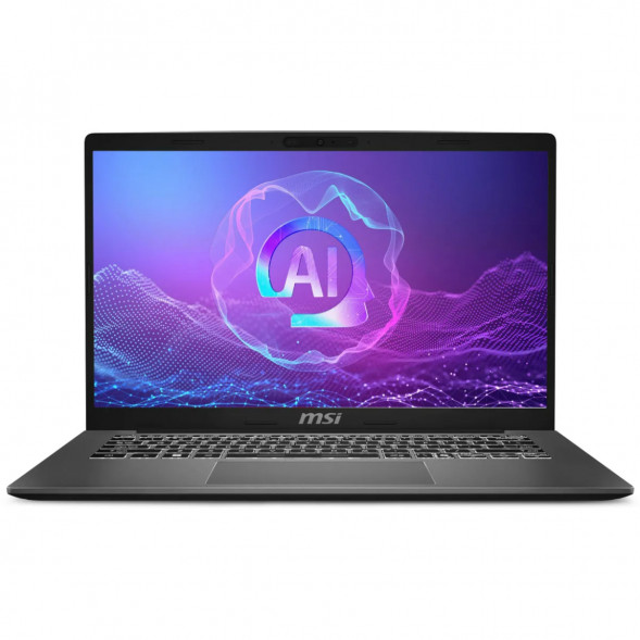 Ноутбук MSI Modern A14 AI+ F3HMG-041XRU (14&amp;quot;, IPS, AMD Ryzen AI 5 330 2ГГц, 4 ядра, 16ГБ DDR5, 512ГБ SSD, AMD Radeon 820M, без ОС), серый