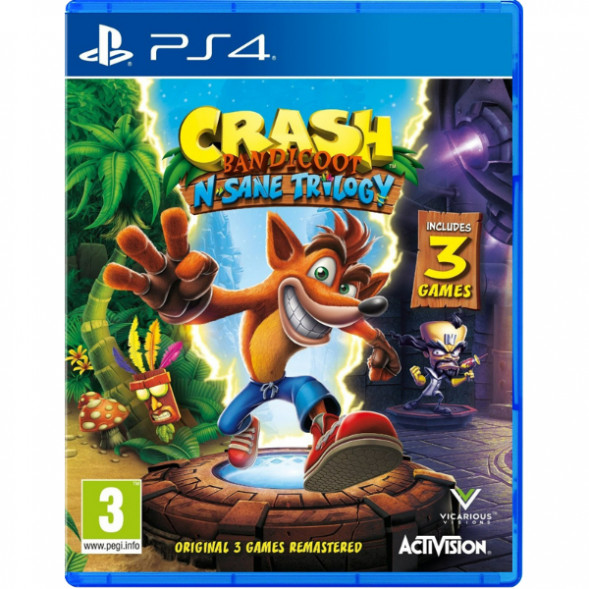 Игра Crash Bandicoot N-Sane Trilogy для PlayStation 4