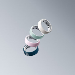 Умное кольцо Oura Ring 4 Ceramic (размер 4), Облако/Cloud