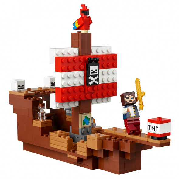 Конструктор LEGO Minecraft 21152 Приключения на пиратском корабле в Калуге