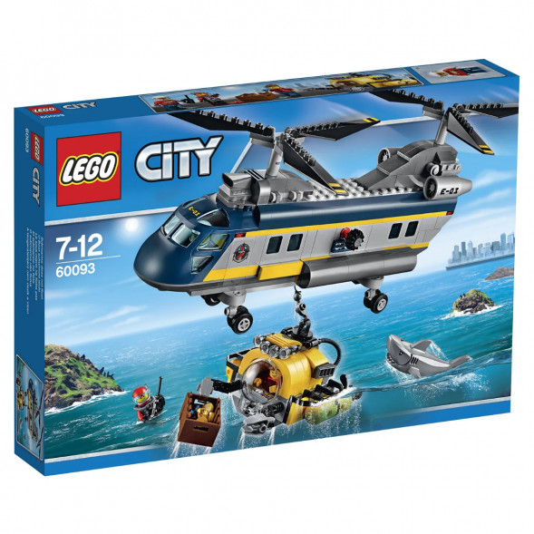 Конструктор LEGO City Deep Sea Explorers 60093 Вертолет исследователей моря