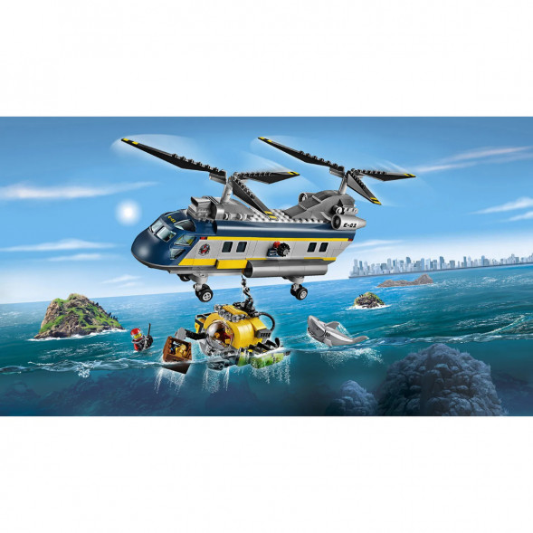 Конструктор LEGO City Deep Sea Explorers 60093 Вертолет исследователей моря