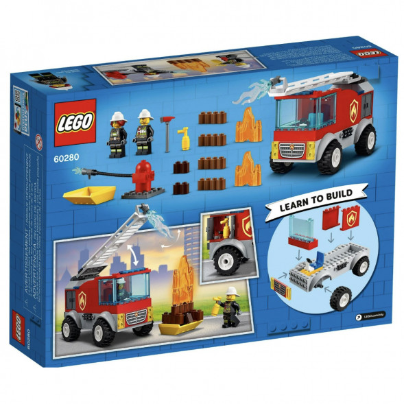 Конструктор LEGO City Fire 60280 Пожарная машина с лестницей