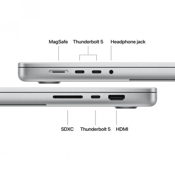Ноутбук Apple MacBook Pro 16 2026 MGE64 (M5 Pro 20-Core GPU, 48/1TB), Серебристый/Silver