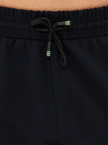 Шорты мужские трикотажные, синий, XXL