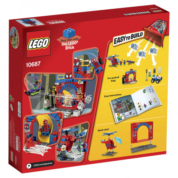 Конструктор LEGO Juniors 10687 Убежище Человека-паука в Махачкале