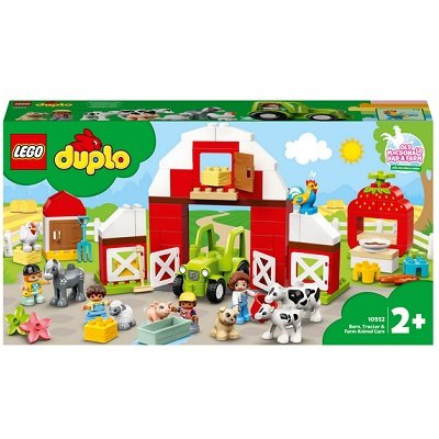 Конструктор LEGO DUPLO Town 10952 Фермерский трактор, домик и животные