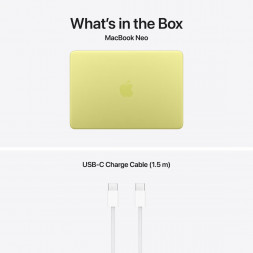 Ноутбук Apple MacBook Neo MHFE4 (A18 Pro 5-Core GPU, 8/512GB), Желтый/Citrus
