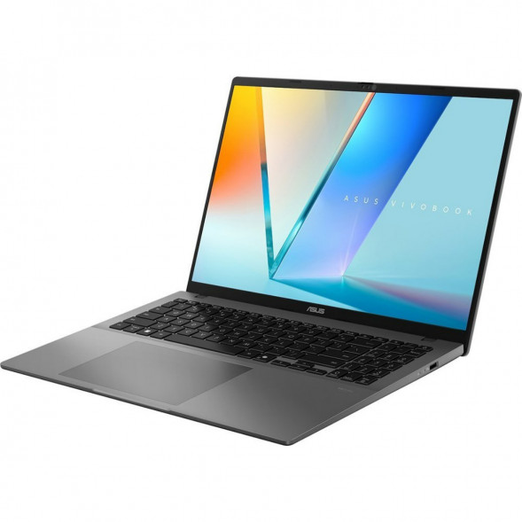Ноутбук ASUS VivoBook S16 S3607AA-SH112 (16&amp;quot;, OLED, Intel Core Ultra 7 355 2.3ГГц, 8 ядер, 16ГБ DDR5, 1ТБ SSD, Intel Graphics, без ОС), серый