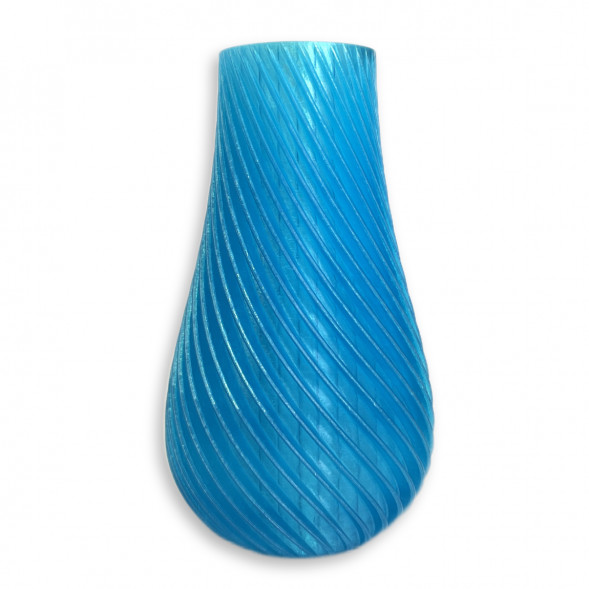 Ваза для сухоцветов HatRom Spiral, голубой