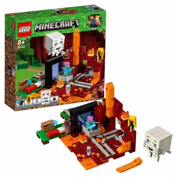 Конструктор LEGO Minecraft 21143 Портал в Подземелье  в Москве