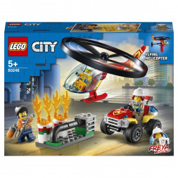 Конструктор LEGO City Fire 60248 Пожарный спасательный вертолет