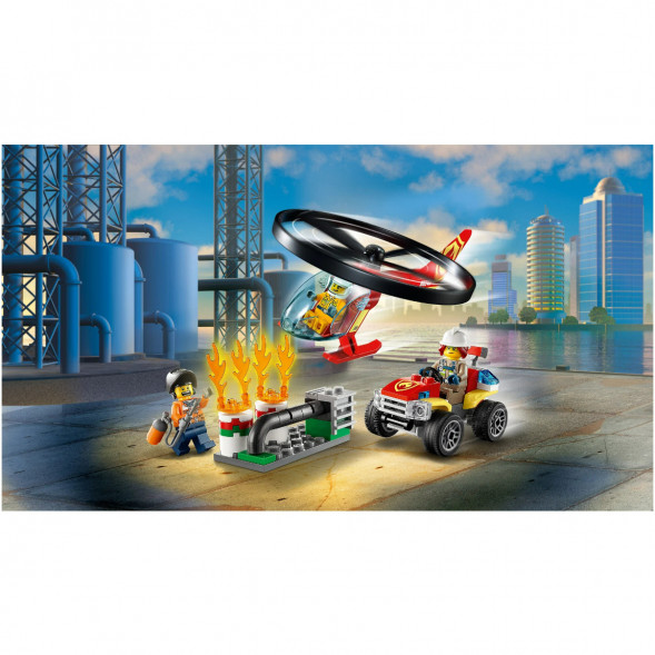 Конструктор LEGO City Fire 60248 Пожарный спасательный вертолет