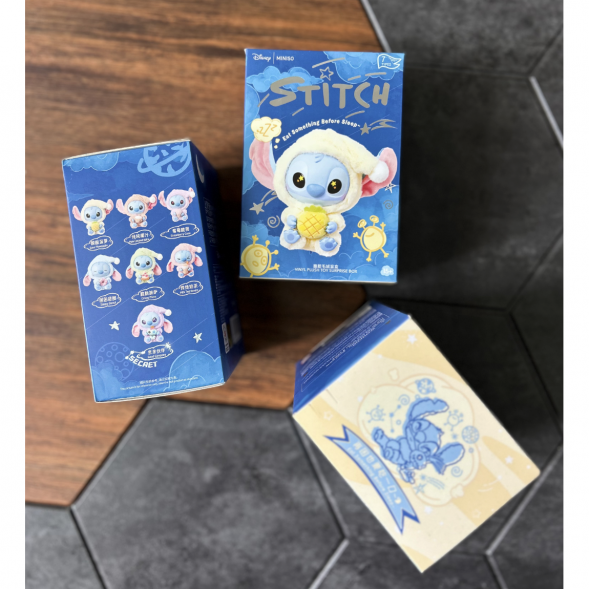 Коллекционная фигурка MINISO Stitch Eat Something Before Sleep