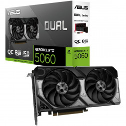 Видеокарта ASUS GeForce RTX 5060 Dual OC 8Gb (DUAL-RTX5060-O8G)