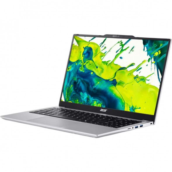 Ноутбук Aser Aspire Lite 15 AL15-53P-56PA (15.6&amp;quot;, IPS, Intel Core 5 120U, 10 ядер, 16 ГБ DDR4, 512 ГБ SSD, Intel Graphics, без ОС), серебристый