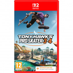 Игра Tony Hawk&#039;s Pro Skater 3+4 (код загрузки) [Nintendo Switch 2, английская версия]