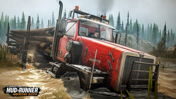 Игра Spintires: MudRunner American Wilds [Nintendo Switch, русские субтитры]