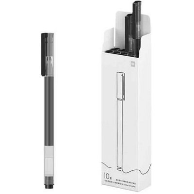 Xiaomi Набор гелевых ручек High-capacity Gel Pen, 0,5 мм, черный цвет чернил, 10 шт.