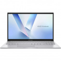 Ноутбук ASUS Vivobook 15 X1504MA-BQ224 (15.6", IPS, Intel Core 5 320 1.5ГГц, 6 ядер, 8ГБ DDR5, 512ГБ SSD, Intel Graphics, без ОС), серебристый