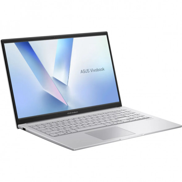 Ноутбук ASUS Vivobook 15 X1504MA-BQ224 (15.6&amp;quot;, IPS, Intel Core 5 320 1.5ГГц, 6 ядер, 8ГБ DDR5, 512ГБ SSD, Intel Graphics, без ОС), серебристый