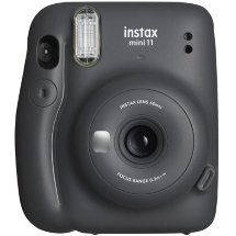 Фотоаппарат моментальной печати Fujifilm Instax Mini 11, печать снимка 62x46 мм, charcoal grey