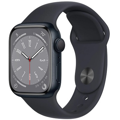 Умные часы Apple Watch Series 8 41 мм Aluminium Case GPS, midnight Sport Band 