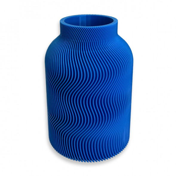 Ваза для сухоцветов HatRom Wave, синий