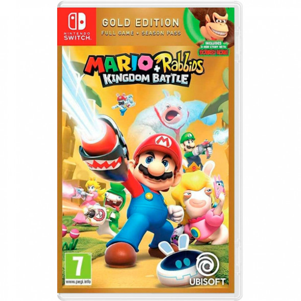 Игра Mario Rabbids: Kingdom Battle. Gold Edition [Nintendo Switch, английская версия]