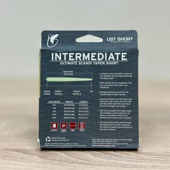 Рыболовная леска Scientific Anglers UST Short St-10/11-I Intermediate 125215 в Чебоксарах