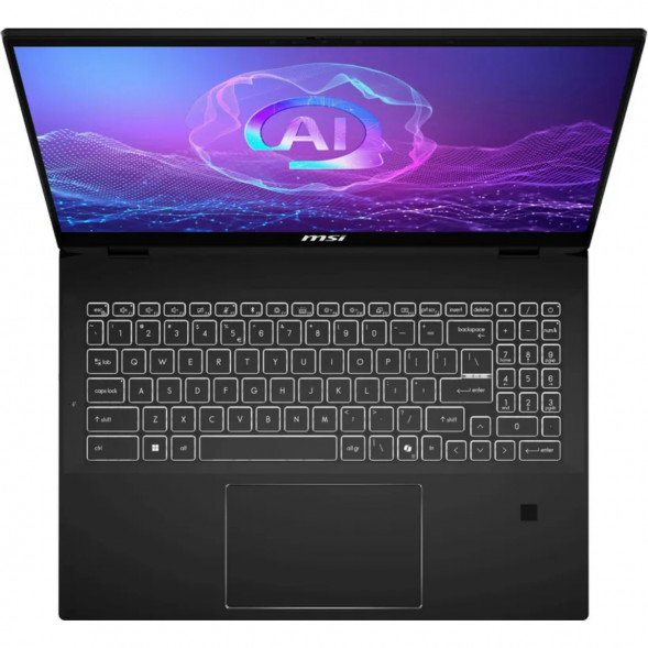 Ноутбук трансформер MSI Summit 16 AI Evo A2HMTG-057RU (16&amp;quot;, IPS, Intel Core Ultra 7 255H 2ГГц, 16 ядер, 16ГБ LPDDR5, 1ТБ SSD, Intel Arc 140T, Windows 11 Home), черный