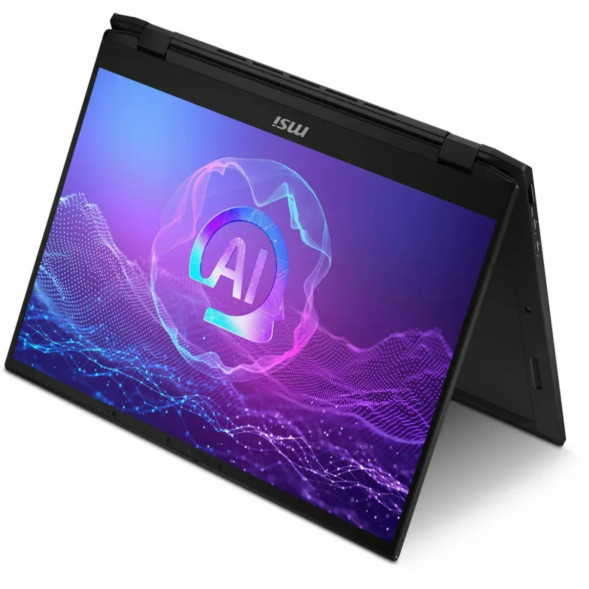 Ноутбук трансформер MSI Summit 16 AI Evo A2HMTG-057RU (16&amp;quot;, IPS, Intel Core Ultra 7 255H 2ГГц, 16 ядер, 16ГБ LPDDR5, 1ТБ SSD, Intel Arc 140T, Windows 11 Home), черный