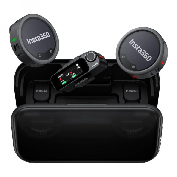 Беспроводной микрофон Insta360 Mic Pro (2TX + 1RX)