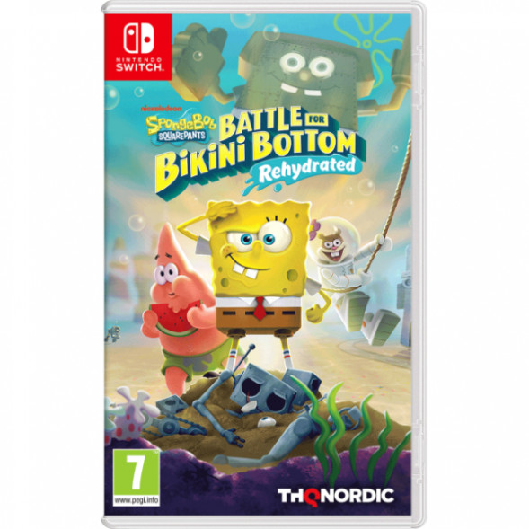 Игра SpongeBob SquarePants: Battle for Bikini Bottom - Rehydrated [Nintendo Switch, русские субтитры]