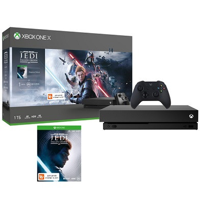 Microsoft Xbox One X 1Tb Black + Star Wars Jedi: Fallen Order