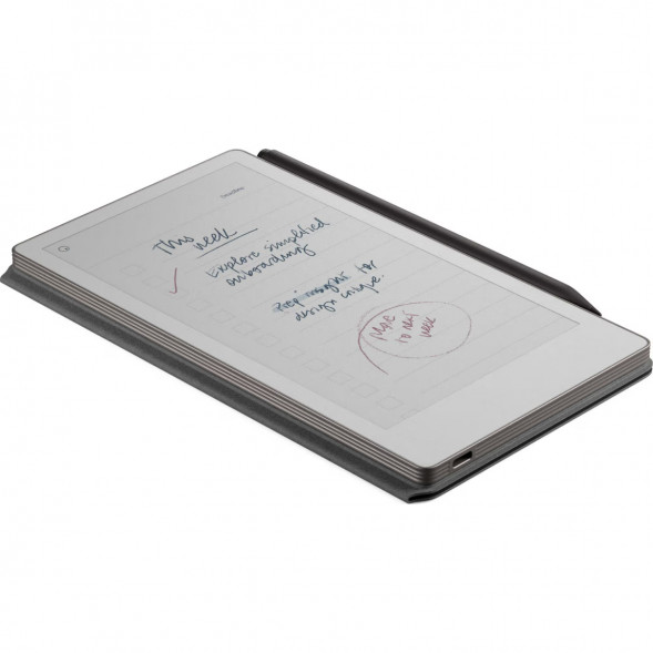 Графический планшет reMarkable Paper Pro Move + Стилус MarkerPlus + Чехол BookFolio Premium Leather, Black