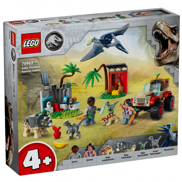 Конструктор LEGO Jurassic World 76963 Центр спасения детенышей динозавров в Москве