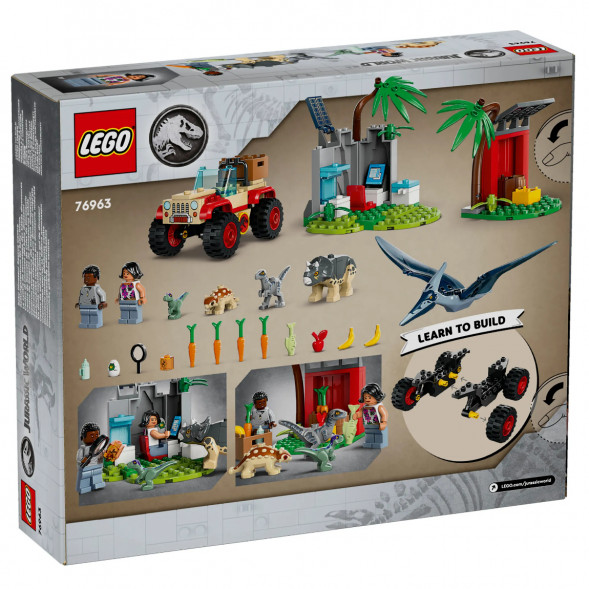 Конструктор LEGO Jurassic World 76963 Центр спасения детенышей динозавров в Москве