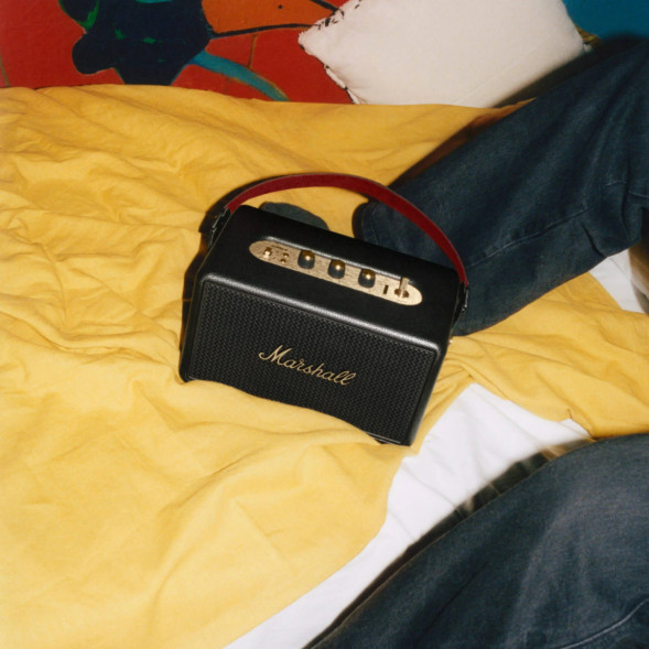 Портативная колонка Marshall Kilburn III, Black &amp;amp; Brass