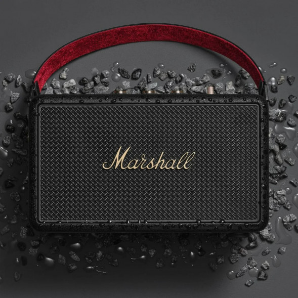 Портативная колонка Marshall Kilburn III, Black &amp;amp; Brass