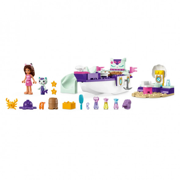 Конструктор LEGO Gabby&amp;#039;s Dollhouse 10786 Корабль и спа Габби и МерКэта в Омск