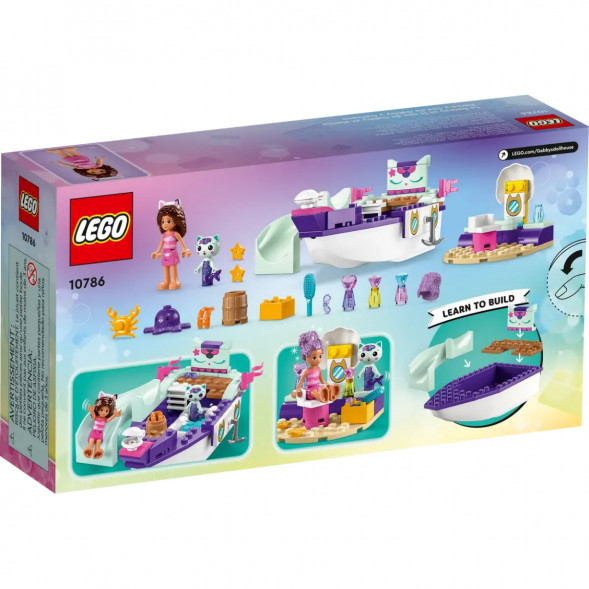 Конструктор LEGO Gabby&amp;#039;s Dollhouse 10786 Корабль и спа Габби и МерКэта в Омск