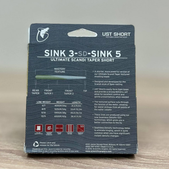 Рыболовная леска Scientific Anglers UST Short St-9/10-S3/S5 Sink 3-CD-Sink 5 125420 в Саратове