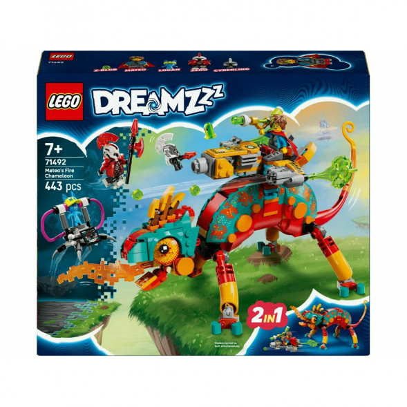 Конструктор LEGO DREAMZzz 71492 Огненный хамелеон Матео в Москве