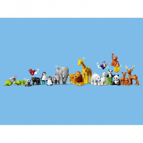 Конструктор LEGO DUPLO 10975 Дикие животные мира
